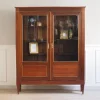 Pamono French Empire Showcase with Brass, 1850s Clearance