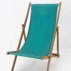 Pamono French Fabric Folding Deck Chair New