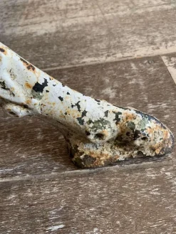 Pamono French Faux Bois Cast Iron Garden Bench, 1990s Hot