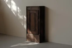 Pamono French Folk Art Mountain Cabinet in Pine, 1800s