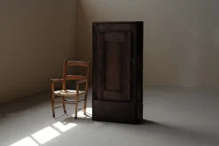 Pamono French Folk Art Mountain Cabinet in Pine, 1800s