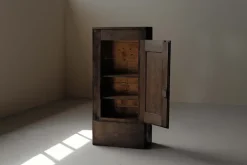 Pamono French Folk Art Mountain Cabinet in Pine, 1800s