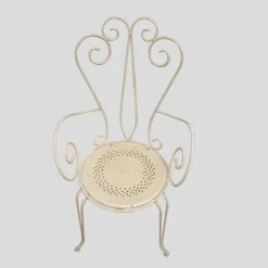 Pamono French Garden Chairs and Round Table, 1950s, Set of 5