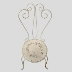 Pamono French Garden Chairs and Round Table, 1950s, Set of 5