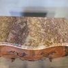 Pamono French Inlaid Marble Top Commode Sale