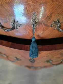 Pamono French Inlaid Marble Top Commode Sale