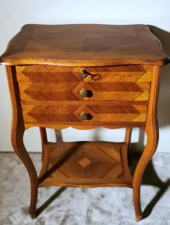 Pamono French Louis Philippe Style Dressing Table with Mirror and Drawers, 1870 Clearance