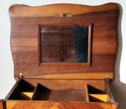 Pamono French Louis Philippe Style Dressing Table with Mirror and Drawers, 1870 Clearance