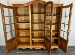 Pamono French Louis XIV Style Oak Display Bookcase New