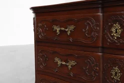 Pamono French Louis XV Style Hand-Crafted Oak Chest of Drawers, 18th Century Best