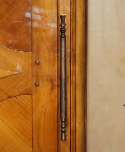 Pamono French Louis XVI Parquetry Burr Walnut Panelled Wardrobe Best