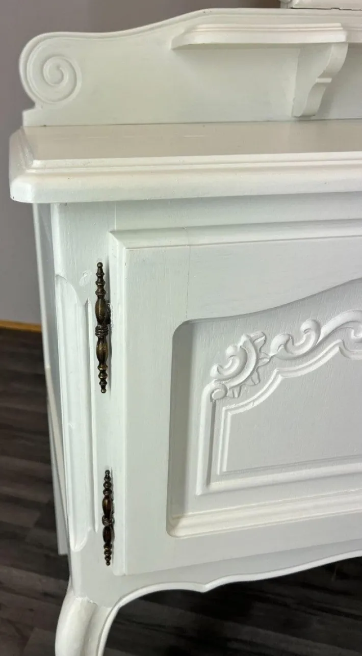 Pamono French Louis XVI Style Carved Dressing Table