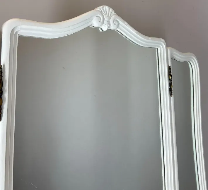 Pamono French Louis XVI Style Carved Dressing Table