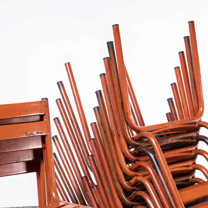 Pamono French Metal Outdoor Stacking Chair from Artprog, 1950s Best