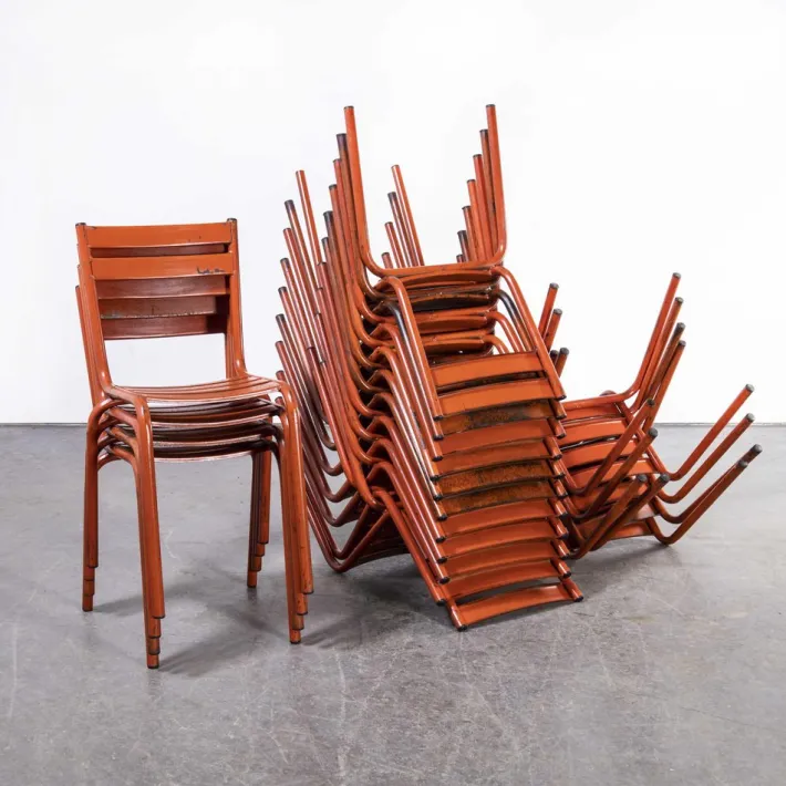 Pamono French Metal Outdoor Stacking Chair from Artprog, 1950s Best