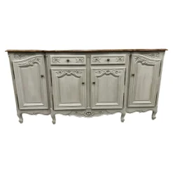 Pamono French Oak Breakfront Buffet, Early 20th Century