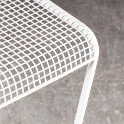 Pamono French Original Wire Mesh White Outdoor Dining Chair, 1970s Best