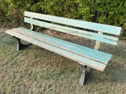 Pamono French Public Garden Bench, 1950s