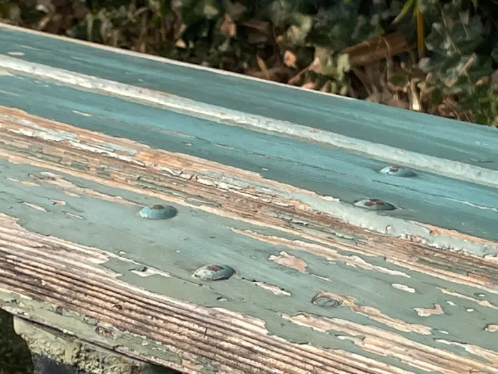 Pamono French Public Garden Bench, 1950s