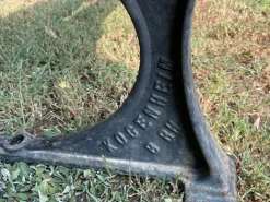 Pamono French Public Garden Bench, 1950s