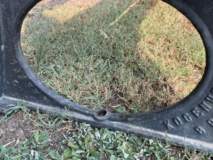 Pamono French Public Garden Bench, 1950s