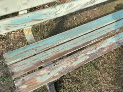 Pamono French Public Garden Bench, 1950s