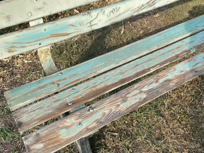 Pamono French Public Garden Bench, 1950s