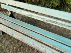 Pamono French Public Garden Bench, 1950s