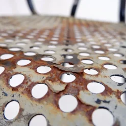 Pamono French Radar Garden Chairs in Metal attributed to René Malaval, Set of 2 Sale