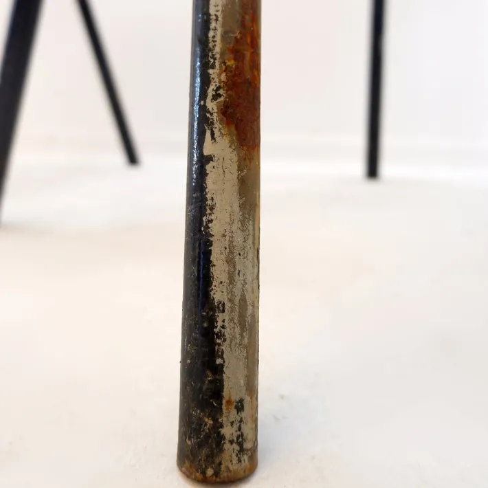 Pamono French Radar Garden Chairs in Metal attributed to René Malaval, Set of 2 Sale