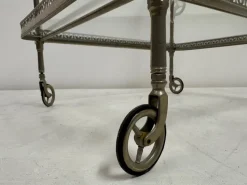 Pamono French Silvered Drinks Trolley, 1960s Best