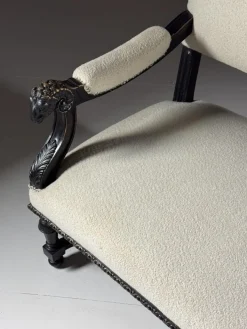 Pamono French Sofa with Ram Heads, 19th Century Best
