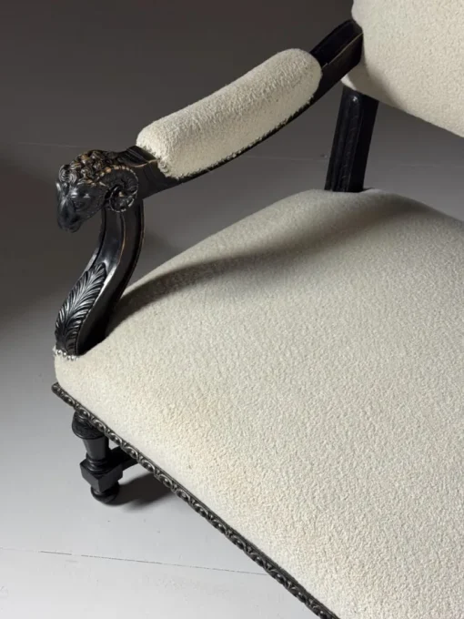 Pamono French Sofa with Ram Heads, 19th Century Best