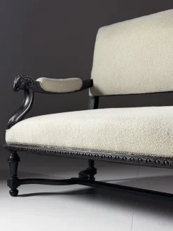 Pamono French Sofa with Ram Heads, 19th Century Best