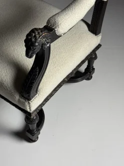 Pamono French Sofa with Ram Heads, 19th Century Best
