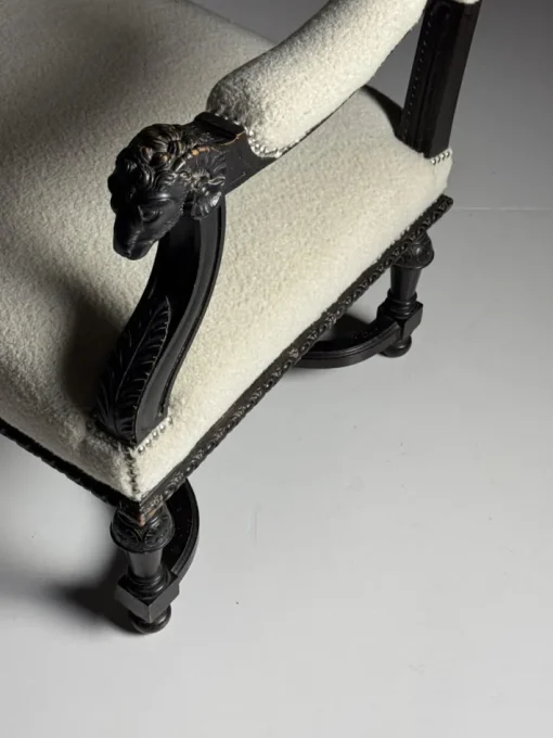 Pamono French Sofa with Ram Heads, 19th Century Best