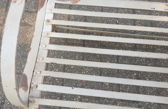 Pamono French Style Wrought Iron Garden Bench Discount