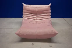 Pamono French Velvet Living Room Set by Michel Ducaroy for Ligne Roset, 1970s, Set of 3 Sale