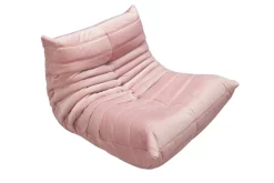 Pamono French Velvet Living Room Set by Michel Ducaroy for Ligne Roset, 1970s, Set of 3 Sale