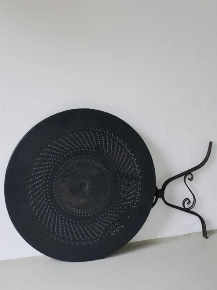 Pamono French Wrought Iron Garden Dining Set, 1950s, Set of 5 Outlet