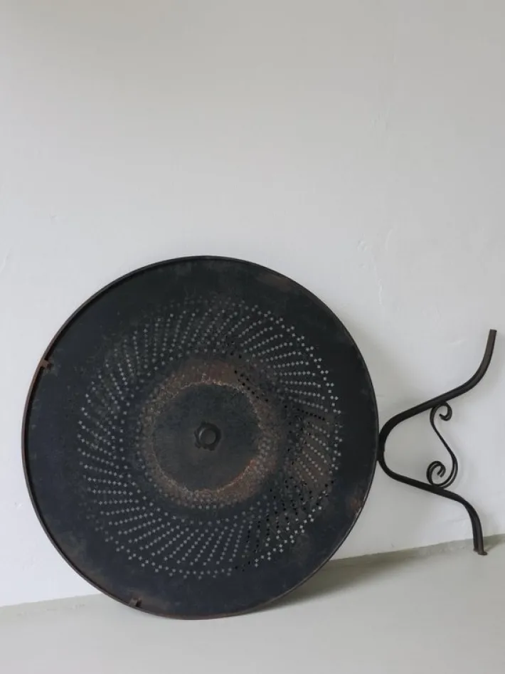 Pamono French Wrought Iron Garden Dining Set, 1950s, Set of 5 Outlet