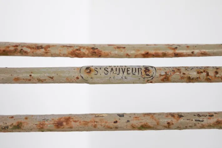 Pamono French Wrought Iron Garden Chair from Arras, 1900s Sale