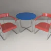 Pamono Functionalist Avant-Garde Seating Set by Jindřich Halabala for Up Závody, 1930s, Set of 3
