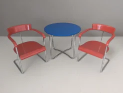 Pamono Functionalist Avant-Garde Seating Set by Jindřich Halabala for Up Závody, 1930s, Set of 3