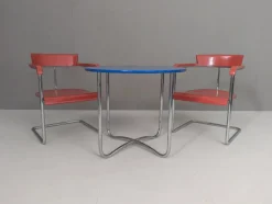 Pamono Functionalist Avant-Garde Seating Set by Jindřich Halabala for Up Závody, 1930s, Set of 3
