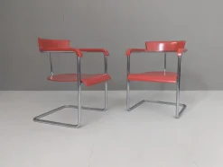 Pamono Functionalist Avant-Garde Seating Set by Jindřich Halabala for Up Závody, 1930s, Set of 3