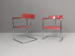 Pamono Functionalist Avant-Garde Seating Set by Jindřich Halabala for Up Závody, 1930s, Set of 3