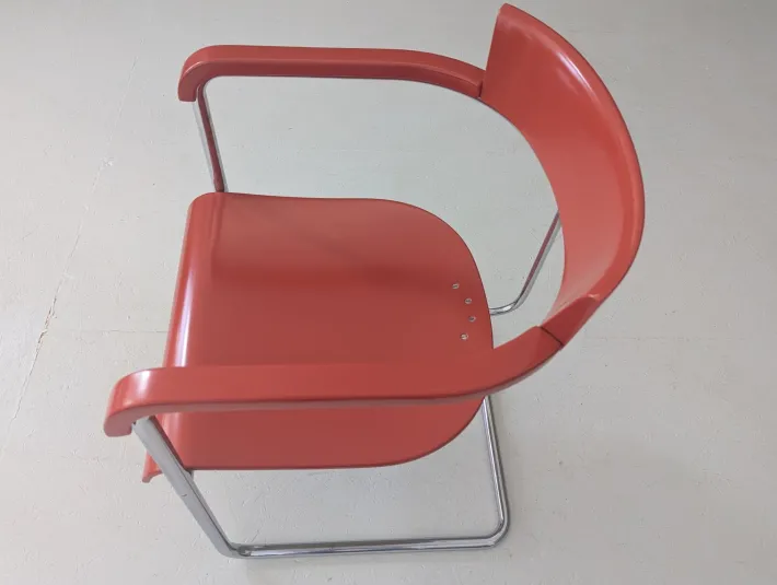 Pamono Functionalist Avant-Garde Seating Set by Jindřich Halabala for Up Závody, 1930s, Set of 3