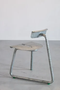 Pamono Galva Steel Outdoor Chairs by Atelier Thomas Serruys, Set of 8 New