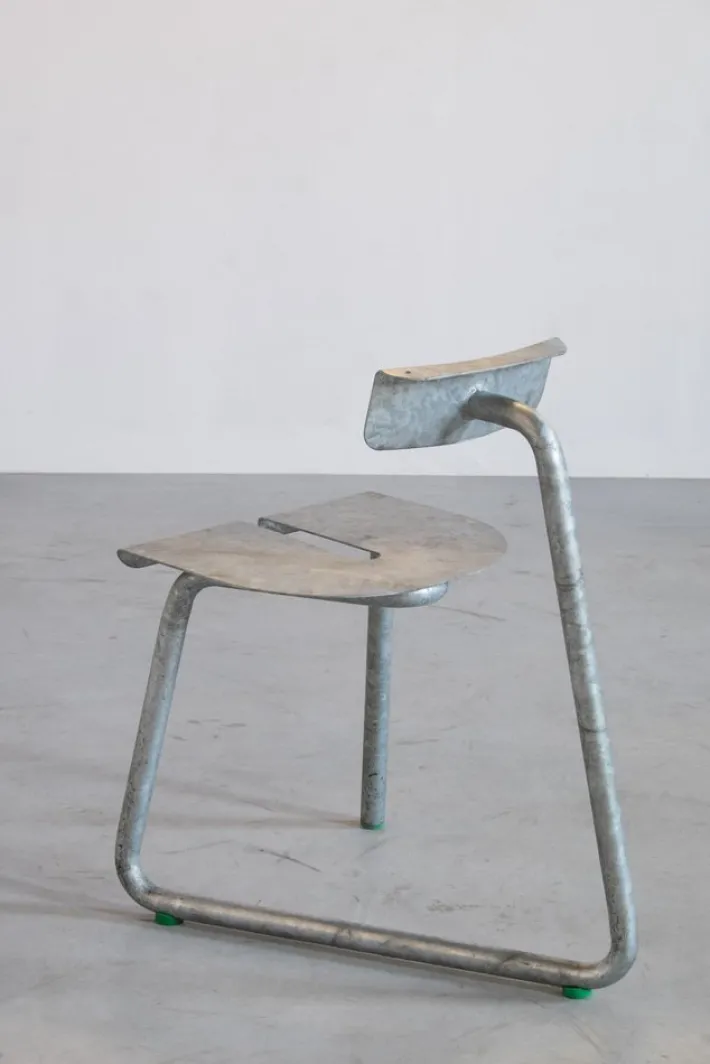 Pamono Galva Steel Outdoor Chairs by Atelier Thomas Serruys, Set of 8 New